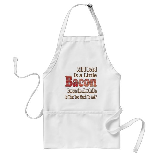 Tablier Demander du Bacon (Devant)