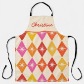 Tablier Démarrage du milieu du siècle sur les diamants rét (Recto)