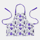 Tablier d'enfant pourpre de Monster (Recto)