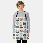 Tablier d'enfant - Visages d'animaux de ferme (Porté)