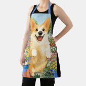 Tablier DENNY da Corgi   All-Over Print Apron (Insitu)
