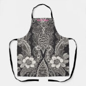 Tablier Dentelle Harmonie Florale Musique (Recto)