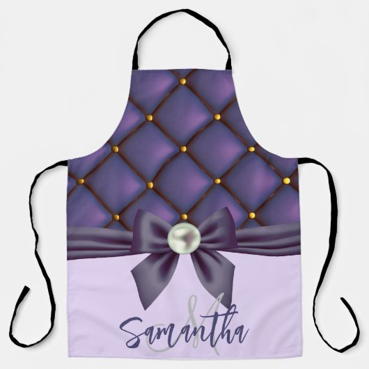 Tablier Dentelle mignonne et perle (Recto)