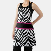 Tablier Dentelle rose Chic Zebra (Insitu)