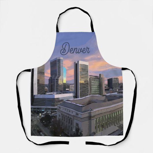 Tablier Denver Skyline (Recto)