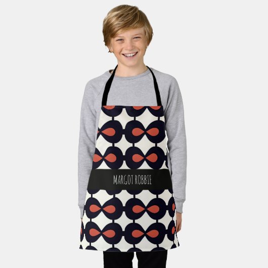 Tablier Déplace le Motif géométrique Abstrait horizontal (Porté)