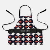 Tablier Déplace le Motif géométrique Abstrait horizontal (Recto)