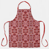 Tablier des Coeurs rouges et roses (Recto)