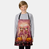 Tablier Des jumelles roses d'Halloween dans le parc (Porté)