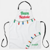 Tablier des lumières de Noël de Buon Natale (Recto)