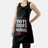 Tablier Des Mecs Blancs Pour Kamala Harris Pour Président (Insitu)