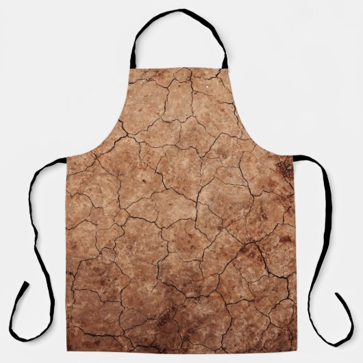 Tablier Désert de fissures d'érosion fissurées (Recto)