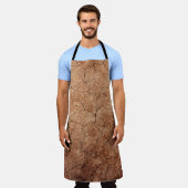 Tablier Désert de fissures d'érosion fissurées (Porté)