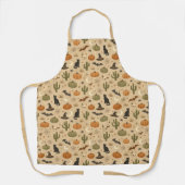 Tablier Desert Green Cactus Halloween  (Recto)