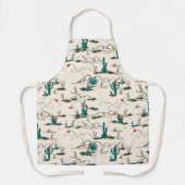 Tablier Désert pittoresque Cactus Sud-Ouest (Recto)