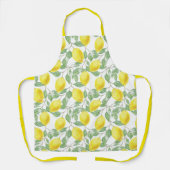 Tablier design citron et Feuille (Recto)