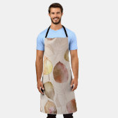 Tablier Design d'automne de feuille d'aquarelle graphique (Porté)