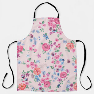 Tablier Design de fleurs printanières. Motif floral incomp