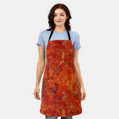 Tablier Design de jaspe rouge (Porté)