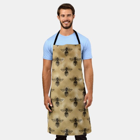 Tablier Design de la série des abeilles miel 14 (Porté)