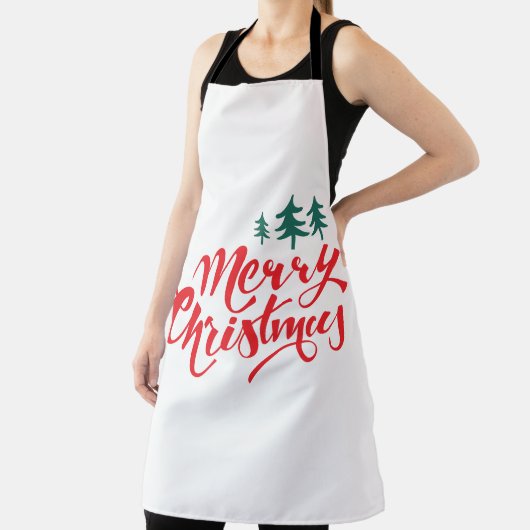 Tablier Design de Noël avec arbres (Insitu)