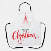 Tablier Design de Noël avec étoiles (Recto)