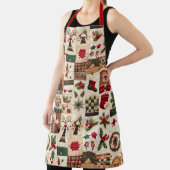 Tablier Design de Noël doré (Insitu)