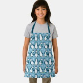 Tablier Design de pingouins d'hiver (Insitu)