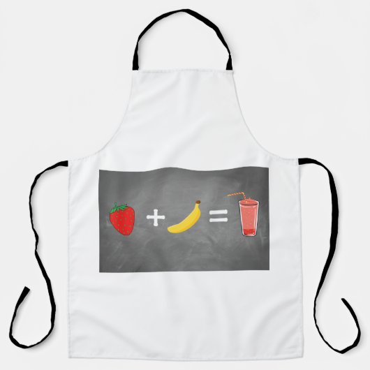 Tablier Design de style de vie sain (Recto)