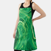 Tablier Design de Textile Mixte Créatif Vert Lumineux. Gru (Insitu)