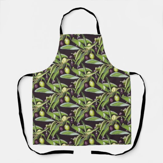 Tablier Design d'olive (Recto)