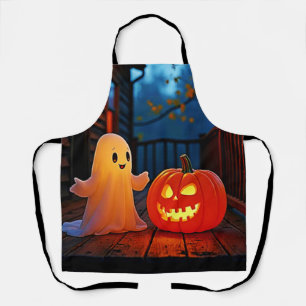 Tablier Design éffrayant d'Halloween brillant