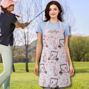Tablier Design et nom stylé de golf féminin