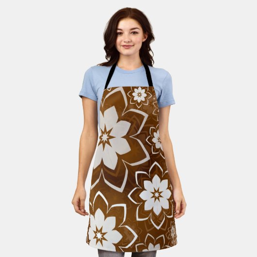 Tablier Design floral 13 (Porté)