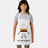 Tablier design fun cheeseburger bleu! (Insitu)
