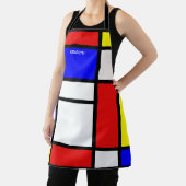 Tablier Design géométrique Art moderne inspiré par Mondria (Insitu)