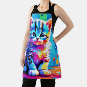 Tablier Design Kitten coloré (Insitu)