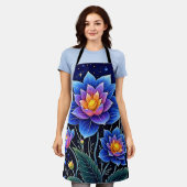 Tablier Design merveilleux de rêves floraux cosmiques (Porté)