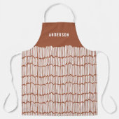 Tablier Design minima moderne en terre cuite élégant (Recto)