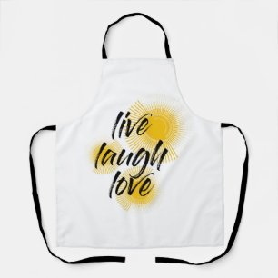 Tablier Design moderne, amusant, tendance de Live Laugh Lo