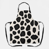 Tablier Design moderne noir motif (Recto)