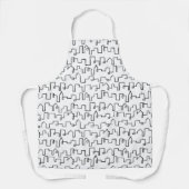 Tablier Design moderne peint Cityscape (Recto)