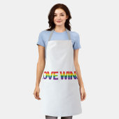 Tablier Design moderne, simple, coloré, dynamique L'amour  (Porté)