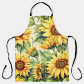 Tablier Design Motif d'art Sunflower (Recto)