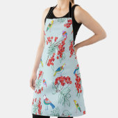 Tablier Design motif d'oiseaux et de baies. (Insitu)