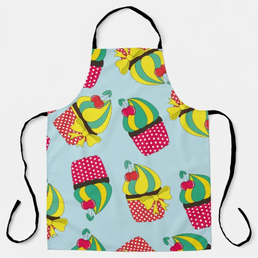 Tablier design motif doux. illustration vintage (Recto)