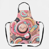 Tablier design motif moderne et minimaliste (Recto)