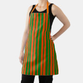 Tablier Design Motif Orange Green (Insitu)