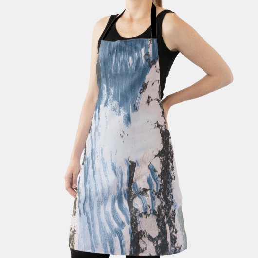 Tablier Design peint à la main. Style artistique unique. R (Insitu)