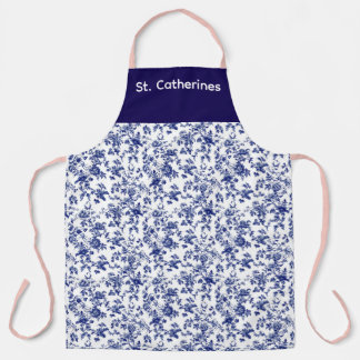Tablier Design personnalisé Apron bleu toile